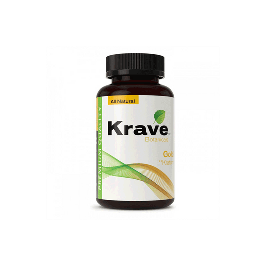 Gold Krave Kratom Capsules (300ct)