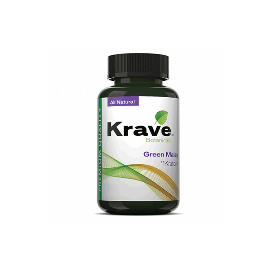 Green Malay Krave Kratom Capsules (500ct)