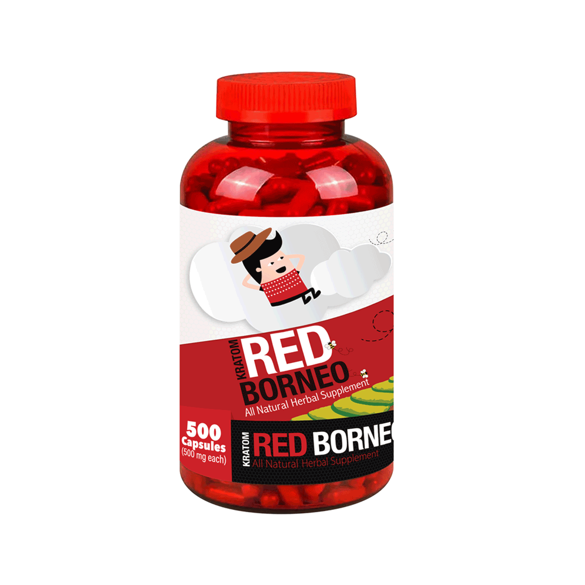 Honeybee Red Borneo 500 Capsules