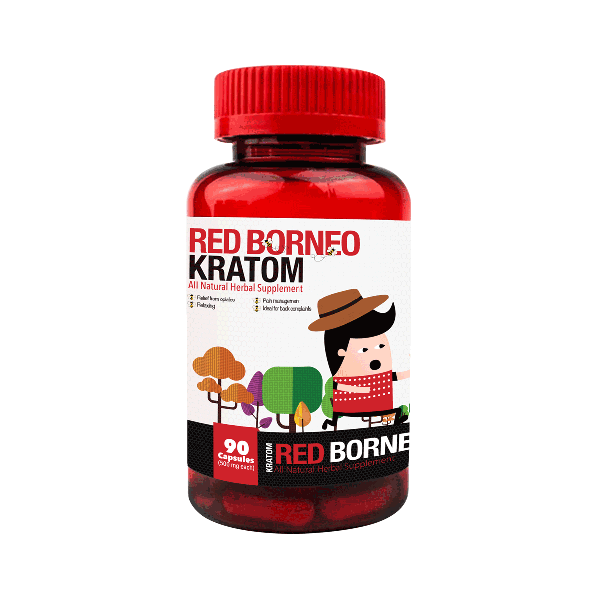 Honeybee Red Borneo 90 Capsules