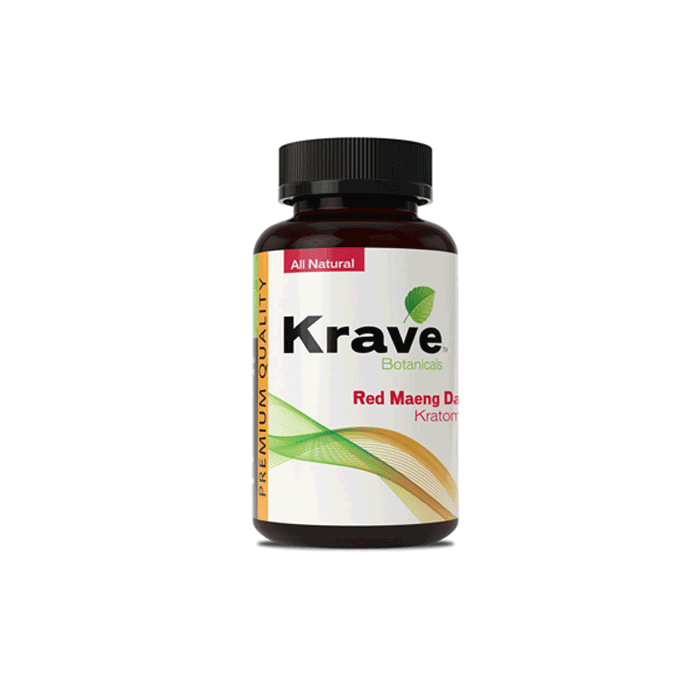 Red Maeng Da Krave Kratom Capsules (300ct)