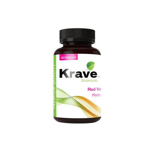 Red Vein Krave Kratom Capsules (300ct)