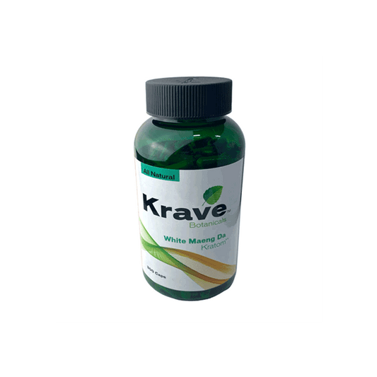 White Maeng Da Krave Kratom Capsules (300ct)