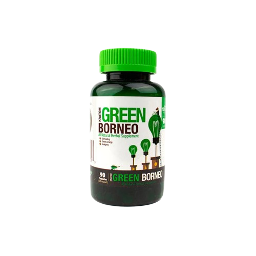 Bumble bee Green Borneo Kratom Capsules