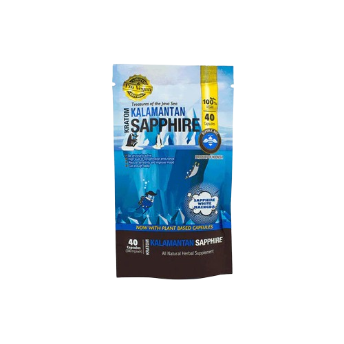 Bumble bee Kalamantan Sapphire Kratom Capsules