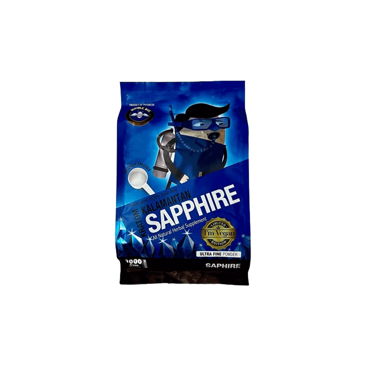 Bumble Bee Kratom Powder Kalamantan Sapphire