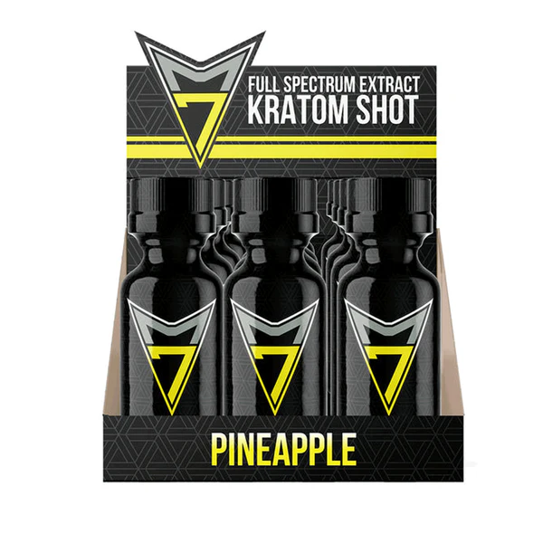 M7 Pineapple 15ml Full Spectrum Extract Shot - 12 Count Display